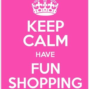 Keep calm & have fun shopping ❤️
